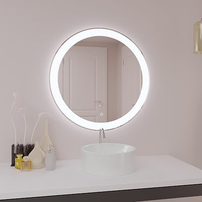 Зеркало с LED подсветкой "ФИЕСТА премиум" 600х600мм от интернет-магазина Сантехник плюс