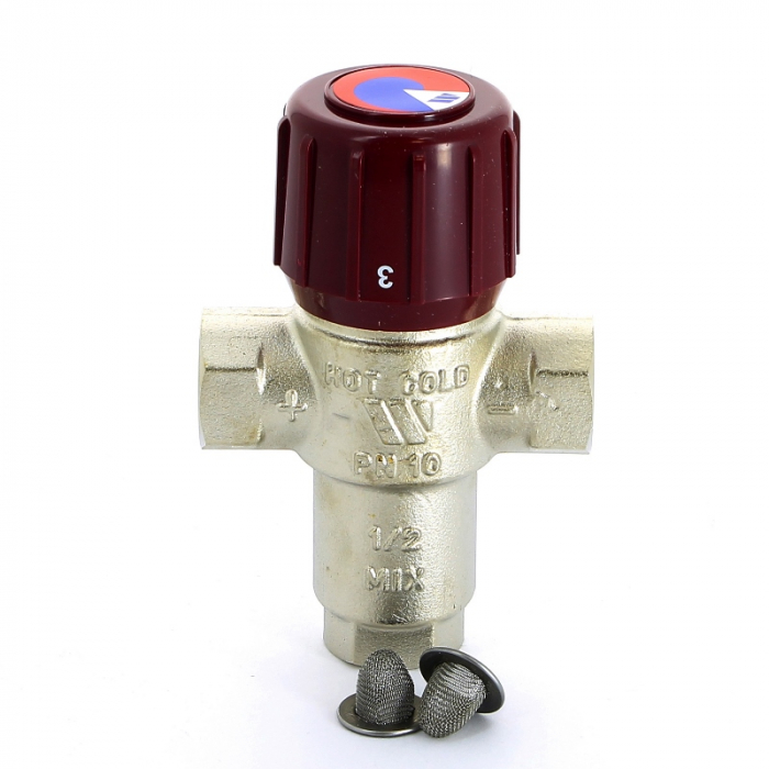 Watts Клапан термостатический 1/2" ВР AQUAMIX (42-60*C) AM6209C12 от интернет-магазина santehnicplus.ru 
