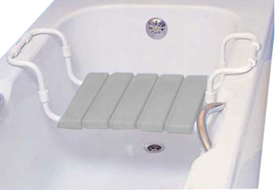Сиденье для ванны "Лидер" (серое) от интернет-магазина Сантехник плюс