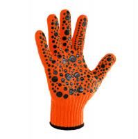 Перчатки трикотажные с ПВХ оранжевые 209 АЛТЕКС от интернет-магазина santehnicplus.ru 