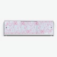 Экран под ванну "Оптима" пластик (20 нежно-розовый мрамор) 1.5м от интернет-магазина Сантехник плюс