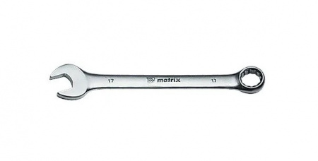 Ключ комбинированный, 6 мм, CrV, матовый хром Matrix от интернет-магазина santehnicplus.ru 