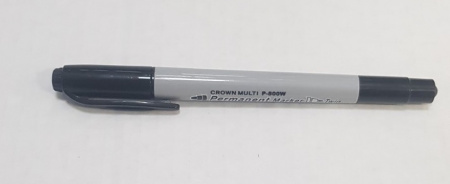 Маркер перманентный CPM-800,черный,пулевидный 3мм CROWN от интернет-магазина santehnicplus.ru 