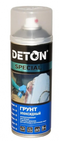 Грунт аэрозоль эпоксидный серый Deton Special 520мл DTN-A07344 от интернет-магазина santehnicplus.ru 